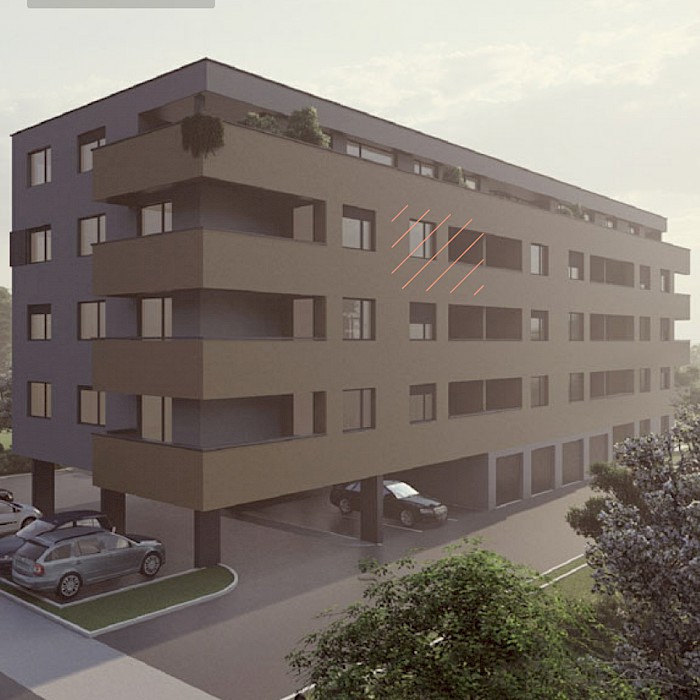 Dvosobni stan, 3.kat - Prikaz stana u objektu