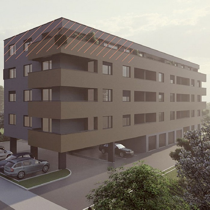 Četverosobni stan, 4.kat - Prikaz stana u objektu