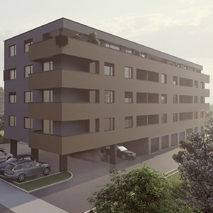 Četverosobni stan, 1.kat - Prikaz stana u objektu