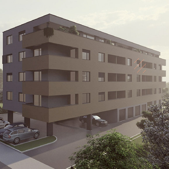 Četverosobni stan, 3.kat - Prikaz stana u objektu