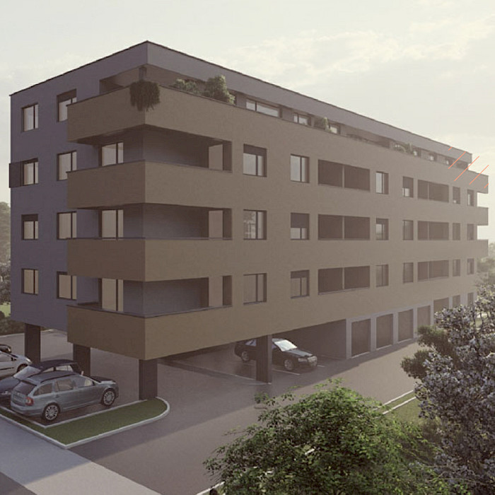 Četverosobni stan, 4.kat - Prikaz stana u objektu